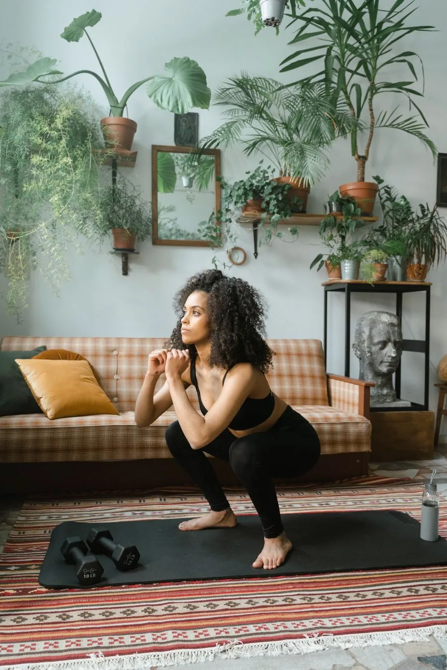 Colaboradora se exercitando no seu próprio ritmo